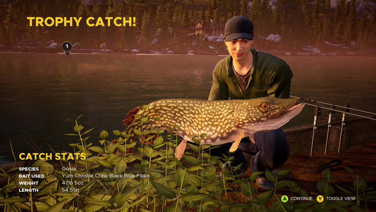 KanesFishing's tweet photo. Named Northern Pike Trophy Catch / Boss Fish on Fishing Sim World Pro Tour.
#FishingSimWorld #FishingSimWorldProTour #Gosia https://t.co/thPjlMJ6Yy