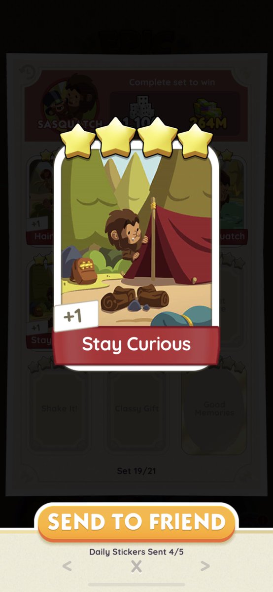 3rinnaa's tweet image. wtt

have: wanted and stay curious

looking for: adventure time and hello there

#MonopolyGoTrade #MonopolyGo