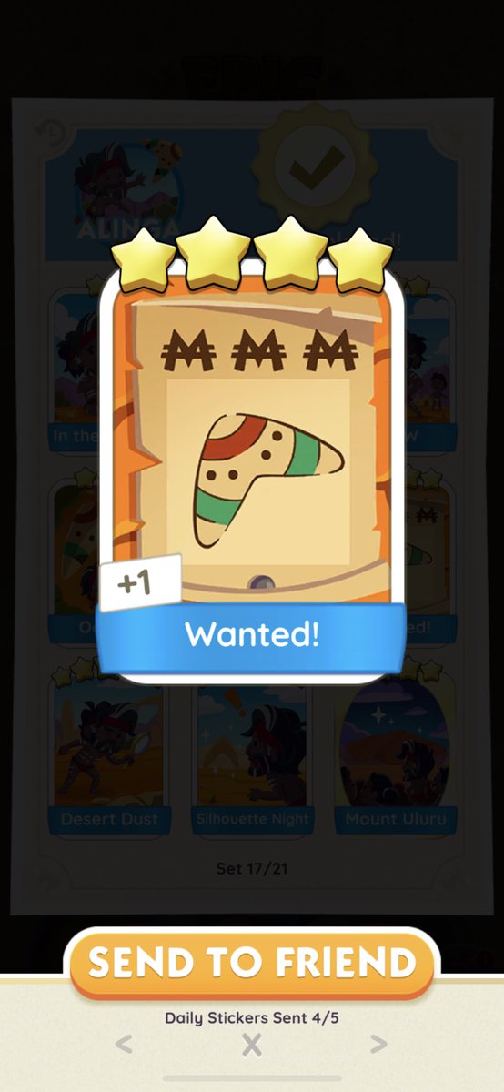 3rinnaa's tweet image. wtt

have: wanted and stay curious

looking for: adventure time and hello there

#MonopolyGoTrade #MonopolyGo