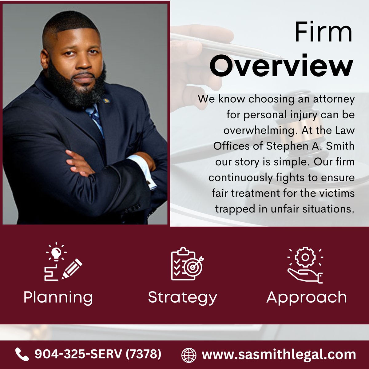 sasmithlegal's tweet photo. Finding the Right Attorney: Why Choose Us for Personal Injury? π€ποΈ We're here to make a difference in your life.
.
.
.
#PersonalInjury #LegalHelp #FairTreatment #AttorneyServices #JusticeMatters #InformedClients #ChooseWisely #LegalSupport #CompassionateLawyers #ClientFocused https://t.co/bWV5IQSMdR