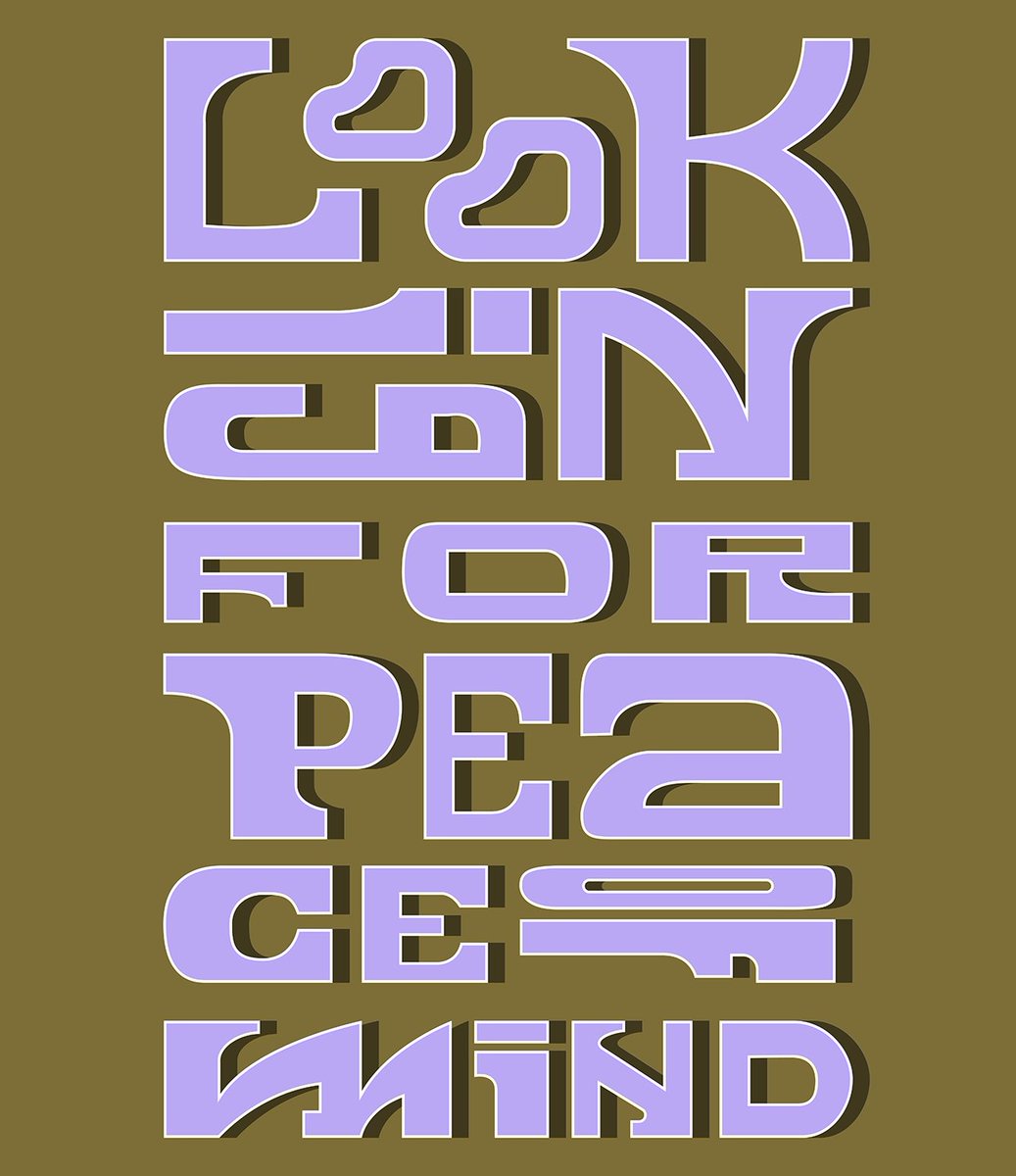 scribblestudio's tweet photo. "Looking for peace of mind"

#peaceofmind #lookingfor #poetry #poetrycommunity  #poster #posterdesign #posterart #posterillustration #vectordesign #graphicdesign #designdaily #designlovers #vectorart #lettering #typographicposter #DesignInspiration  #fontdesign #typography https://t.co/jV0f1enmjo