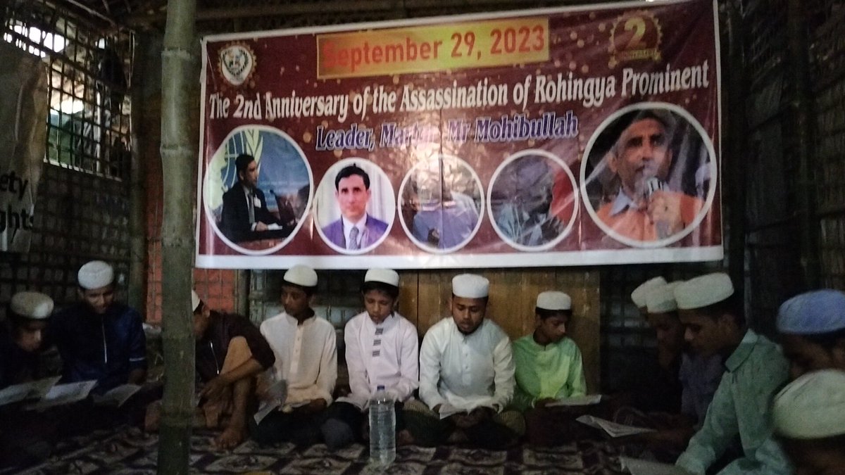 arsphrofficial's tweet photo. Today marks the second Anniversary of the Assassination of Rohingya Leader and Martyr Mr. Mohibullah, chairman of Arakan Rohingya Society for Peace and Human Rights-ARSPH.
#RohingyaLeader
#Mohibullah
#Peacefather
#humanrightsdefender
#ProminentLeader
September 29, 2023 https://t.co/eMelIdXC13