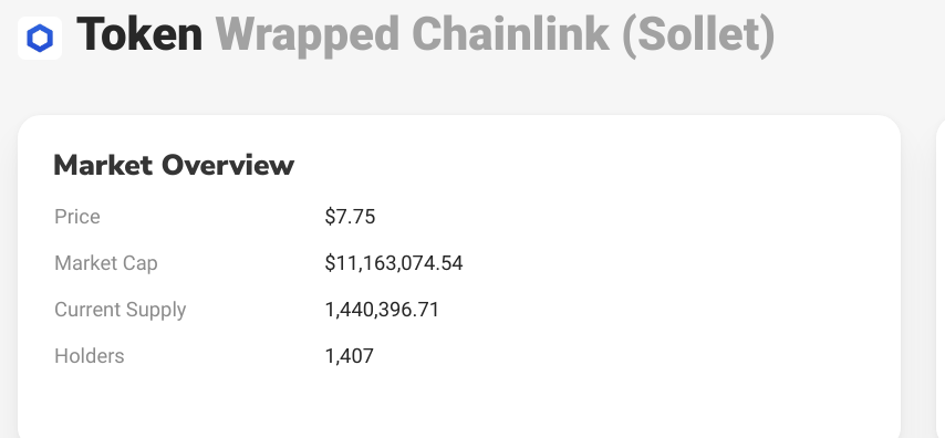Den2Denver's tweet photo. Im #Solana Explorer wird der $Link #Preis zwar richtig dargestellet, allerdings bekommt ihr nur 50ct für eine #soLINK ....
@sollet #sollet @ChainLink @solana https://t.co/yYeyspaQlH