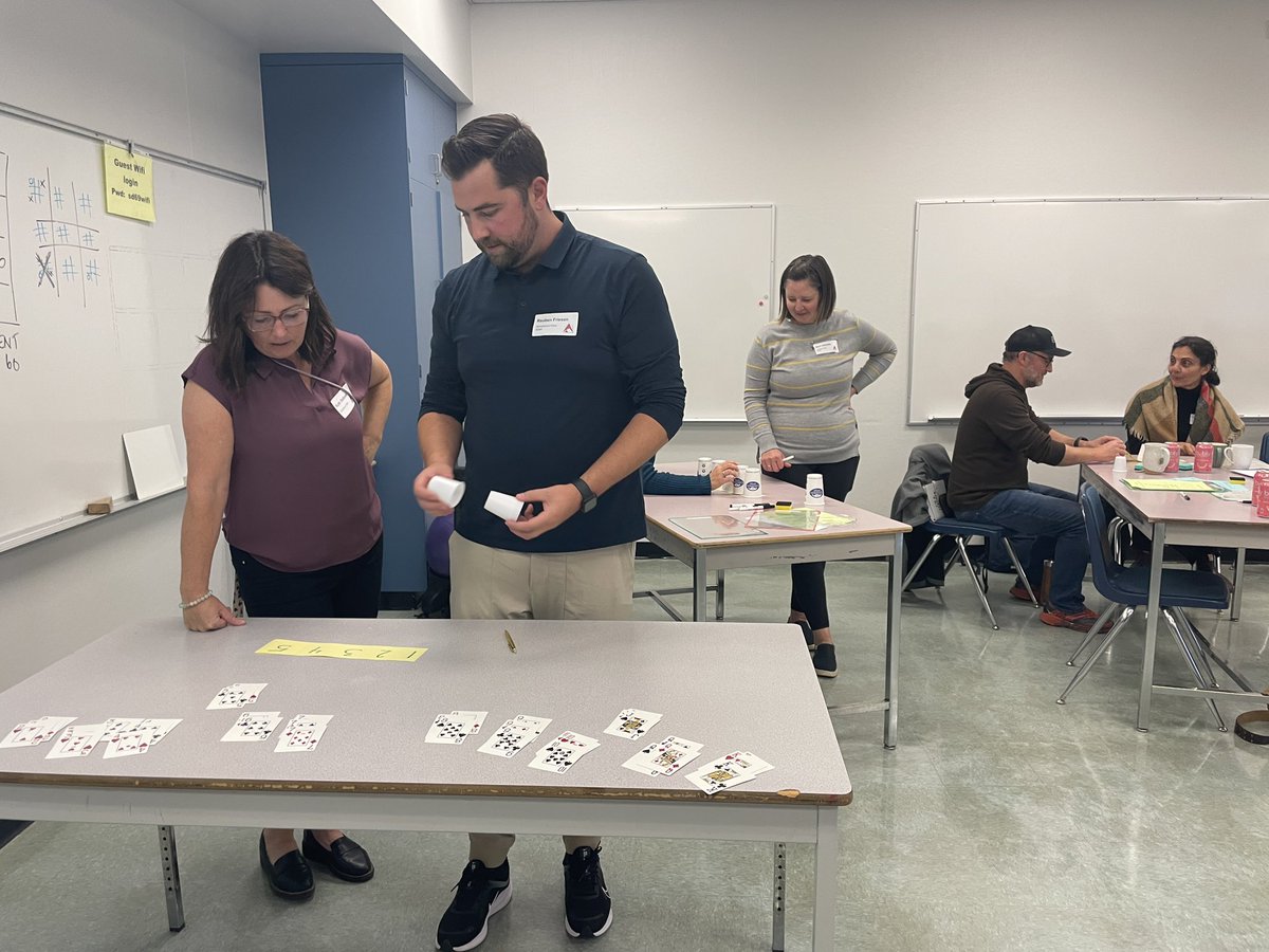 rvdemerchant's tweet image. @SD69Qualicum @BCAMT and Ruth Stefenak thanks for sponsoring the #mathcircle tonight. Really enjoyed facilitating  and solving some problems. #mathisfun