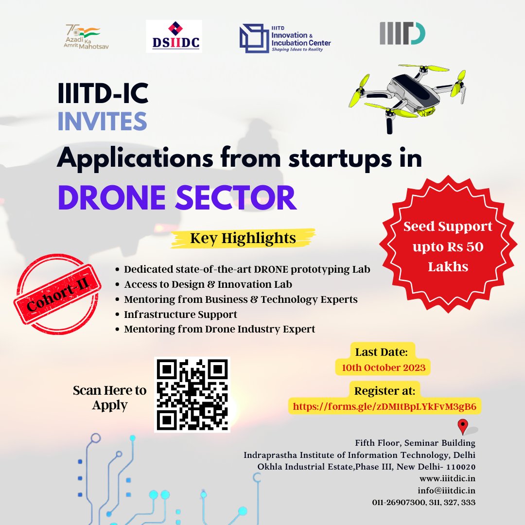 IIITD Innovation & Incubation Center tweet media