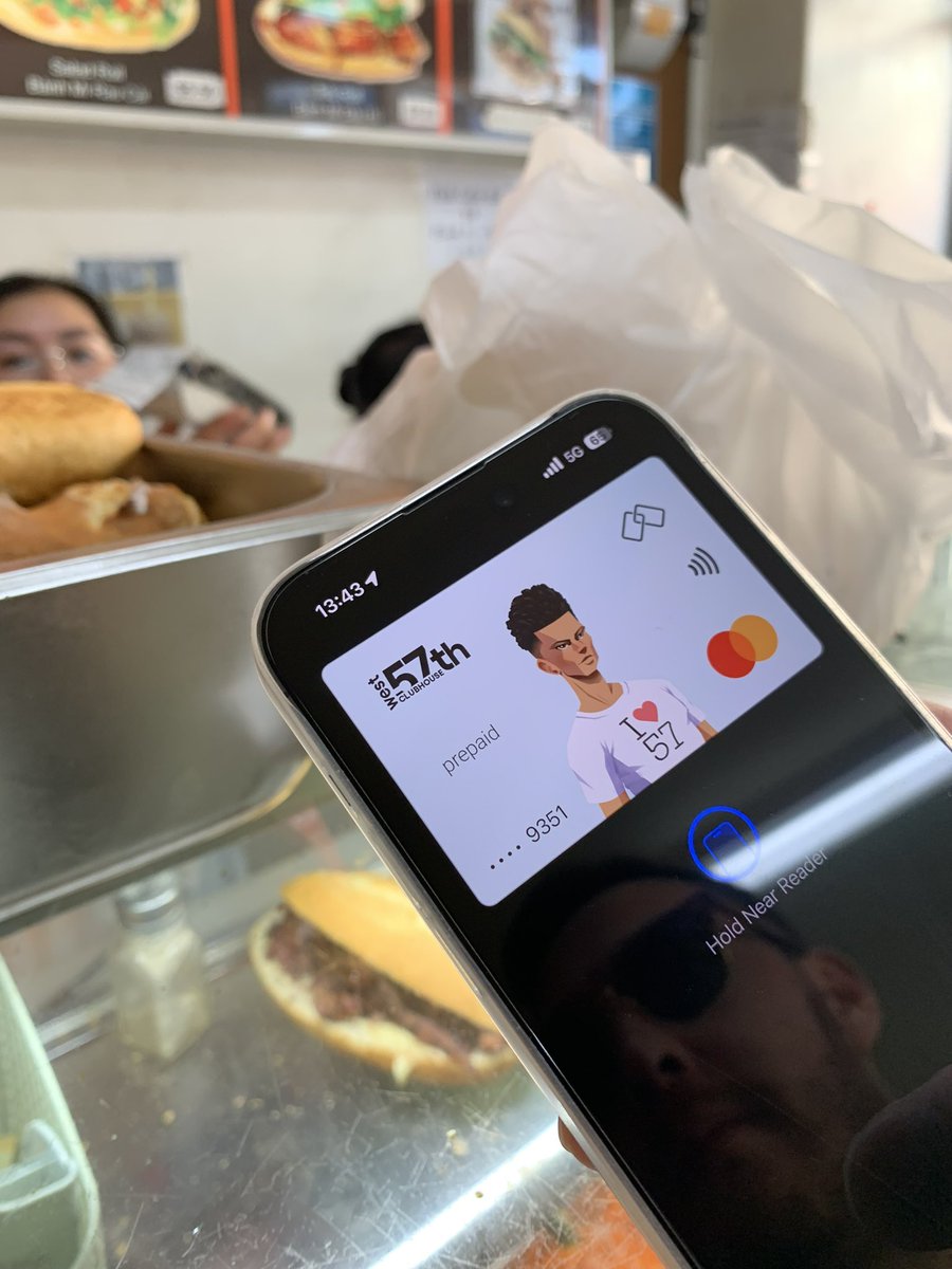 niborNFT's tweet photo. Long weekend in Melbourne 🇦🇺 has started. ☀️ is out. Banh Mi is served, is it free money if you pay with your @West57th_ MasterCard?

#solana #west57thpilot #ilovekitsandzollie https://t.co/Z9jXVQ3TIs