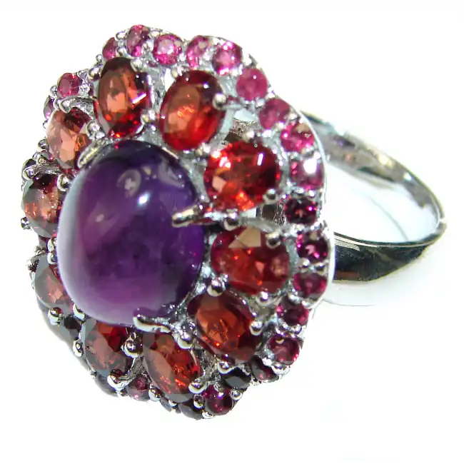 JewelryBKShop's tweet photo. SPECTACULAR GENUINE #AMETHYST .925 STERLING SILVER #HANDCRAFTED #RING @gemss_unlimited https://t.co/0asJbwwxl1 https://t.co/FJJClByvig