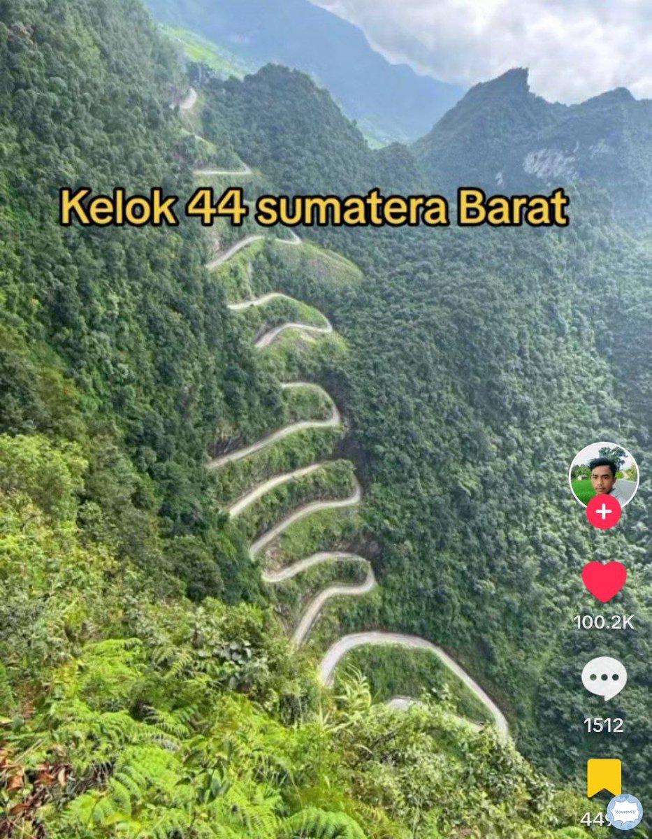 convomfs's tweet photo. kelok 9 belum apa2, kelok 44 jangan ditanya pusingnya gimana bjirrrr 😭😭😭😭 🤍 https://t.co/Ex9PHoUaf3