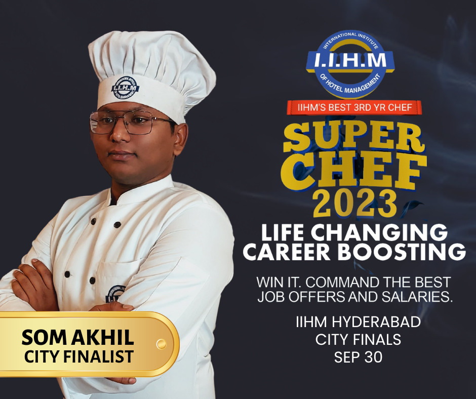 IIHM Hyderabad Congratulates Harish Kumar for being Top 11 in Super Chef 2023 and Wishing you All the Best for City Finals. #iihmhotelschool #iihmhyderabad #iihmbest3yrs #culinarycompetition #Hospitalityindustry #IIHM