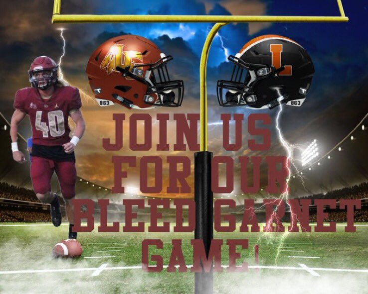 LakeGibsonFB's tweet photo. Tomorrow night 7:30 kickoff! Wear Garnet for our Bleed Garnet Night and watch your @LakeGibsonFB play their first district game of the year. @CoachRPringle @LGHSOfficial #BOE #BRAVE #BleedGarnet @CoastalSportsFL https://t.co/6YiBSJcNrw