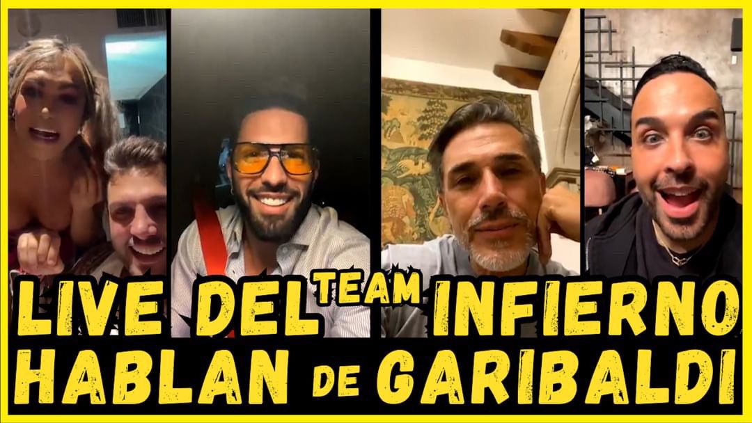 andycornejop's tweet photo. LIVE DEL TEAM INFIERNO! HABLAN DE GARIBALDI! TODO ES ARMADO?! CHISME! https://t.co/yeo5TrouP9 
#garibaldi #sergiomayer #teaminfierno #ponchodenigris #WendyGuevara #NicolaPorcella #apioquijano #nicolitas #ejercitoporcella #gb5 https://t.co/NHzHltMlsn