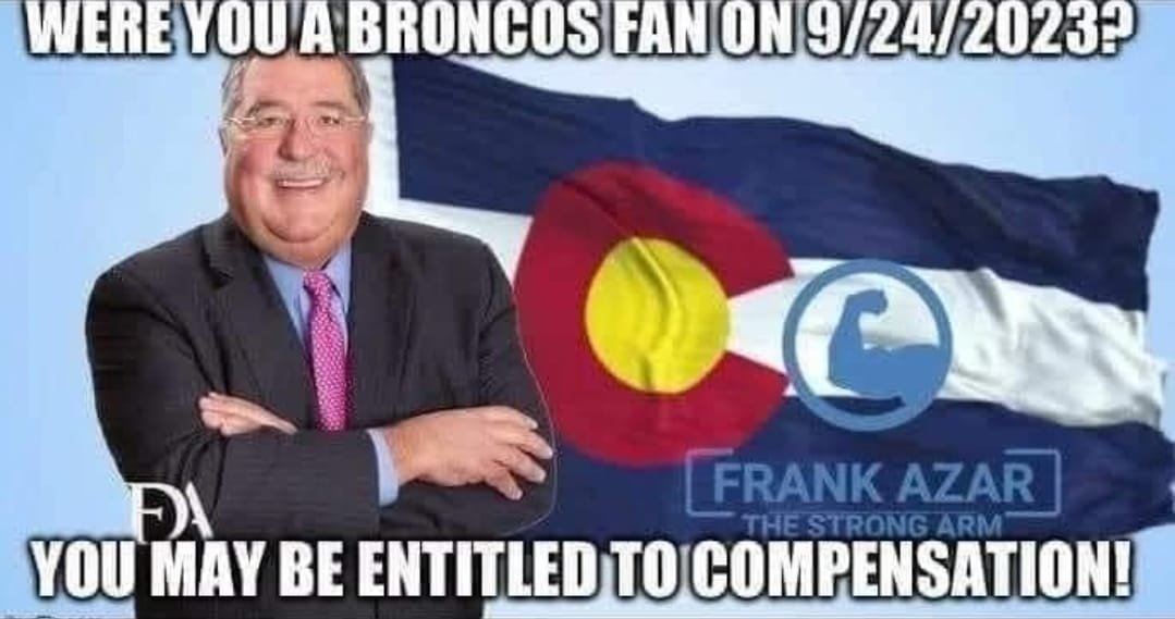 You gotta laugh it off! #BroncosCountry