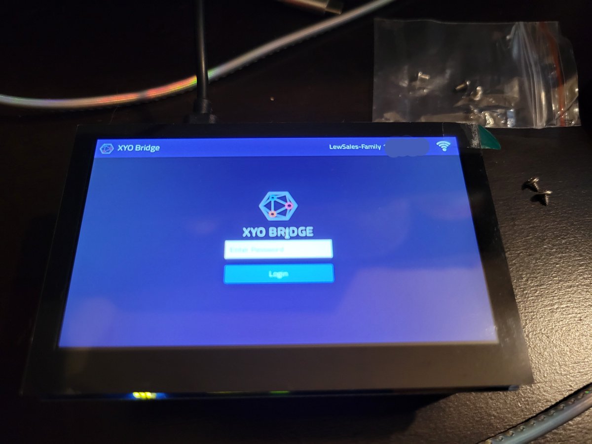 LewSales's tweet photo. When I got home, I had a few gifts awaiting me! Ordered A Touch Screen For My #XYOBridgeX .. and got a 3d printed BLE Adaptor! #XYOble https://t.co/ummjVysQzx