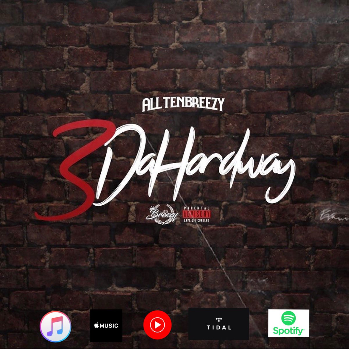 AllTenBreezy's tweet photo. #3DaHardway EP 🦍 OUT NOW ON ALL PLATFORMS ❗️❗️ #STANDTALL #ALLTEN™️ https://t.co/6AGBb1ylYW