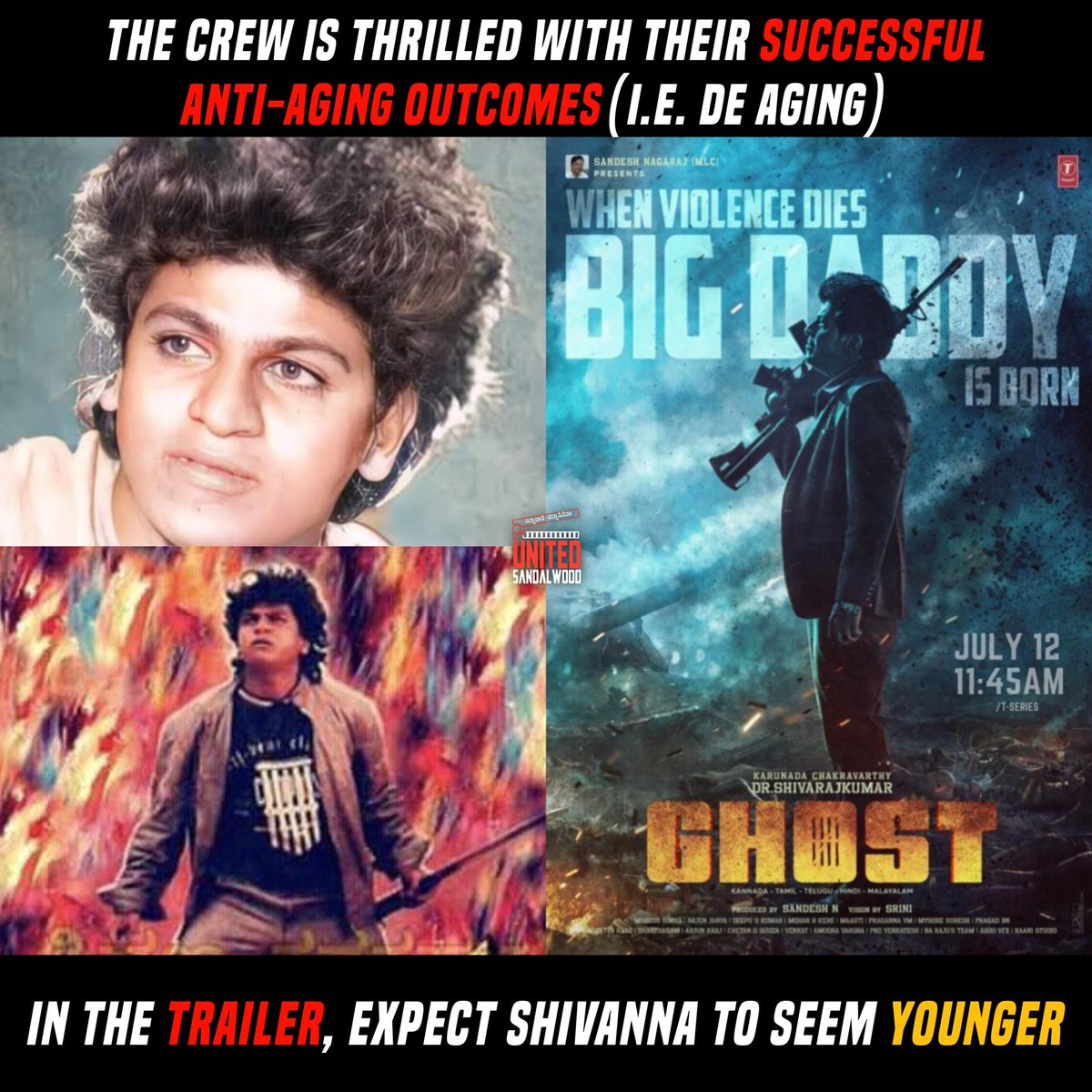 RanaRanga Or Anand Look 💥 will be there for sure 😊
Bookmark it ✌️
#Shivanna #GhostTrailer #Ghost #BossOfSandalwood #DrShivarajkumar #SandalwoodUnited