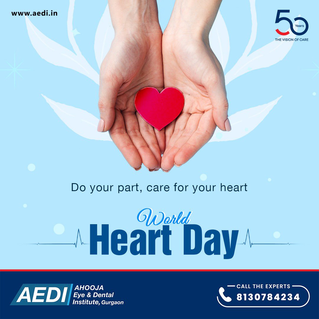 AhoojaI's tweet photo. Keep your heart healthy and let it beat strong.
#WorldHeartDay
.
.
#AhoojaEyeCare #50YearsOfVision #Aedi #ContouraVision #specsfreelife #specsremoval #AhoojaEyeandDentalInstitute #LasikSurgery #specsfreevision https://t.co/f8md6ARDqn