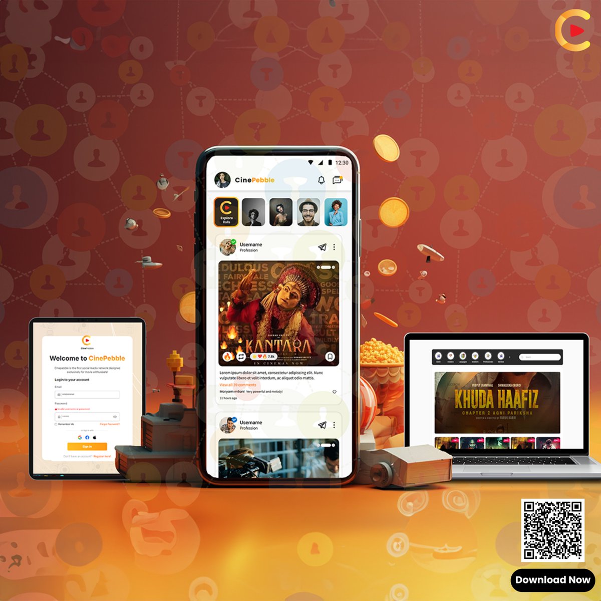 📷 Exciting News! 📷 We're thrilled to introduce Cinepebble., your new gateway to the media industry! 📷 Whether you're a budding artist, a seasoned professional, someone with a story to tell, or service providers in the media industry Cinepebble is your go-to platform.