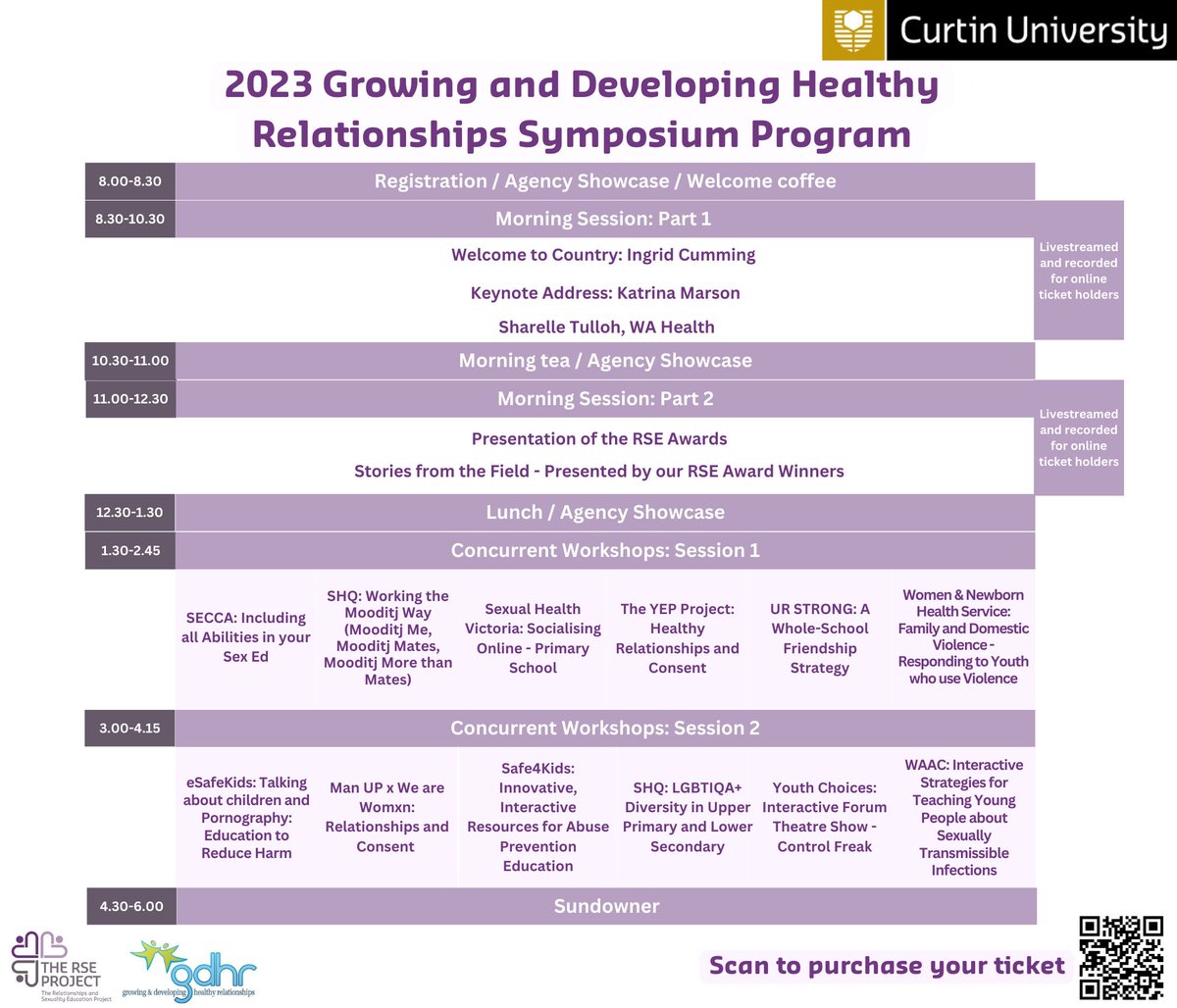 I'm excited to give the keynote at the 2023 Growing &amp; Developing Healthy Relationships Symposium in Perth on 27 Oct. Please join us if you're West Coast way. If you can't make it in person, you can join the livestream for a couple of sessions! Tickets here rseproject.org.au/rse-symposium-…