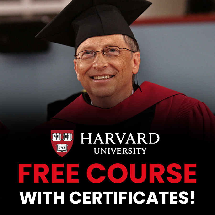saidul_dev's tweet image. Getting a Harvard Degree will cost you $55K/year.

But you can get the same class without spending a penny.

Here are 10 Free Certification Courses from Harvard University:

1. Introduction to Computer Science
edx.org/learn/computer…

2. Introduction to Programming with Scratch…