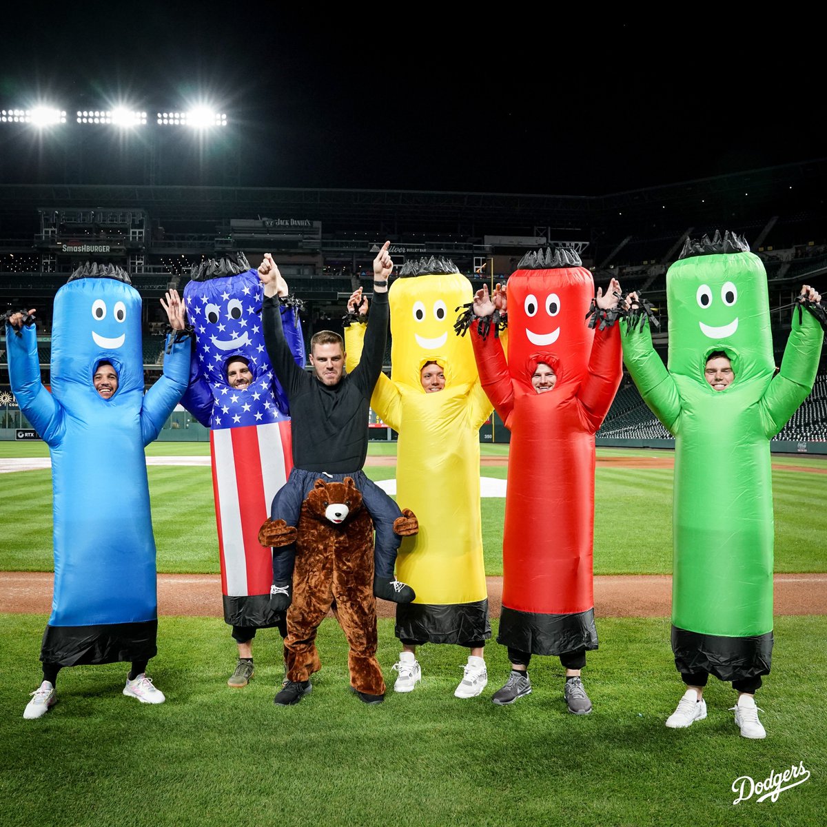 Dodgers's tweet photo. Do the Freddie. 😂 https://t.co/nweCZ33fB0