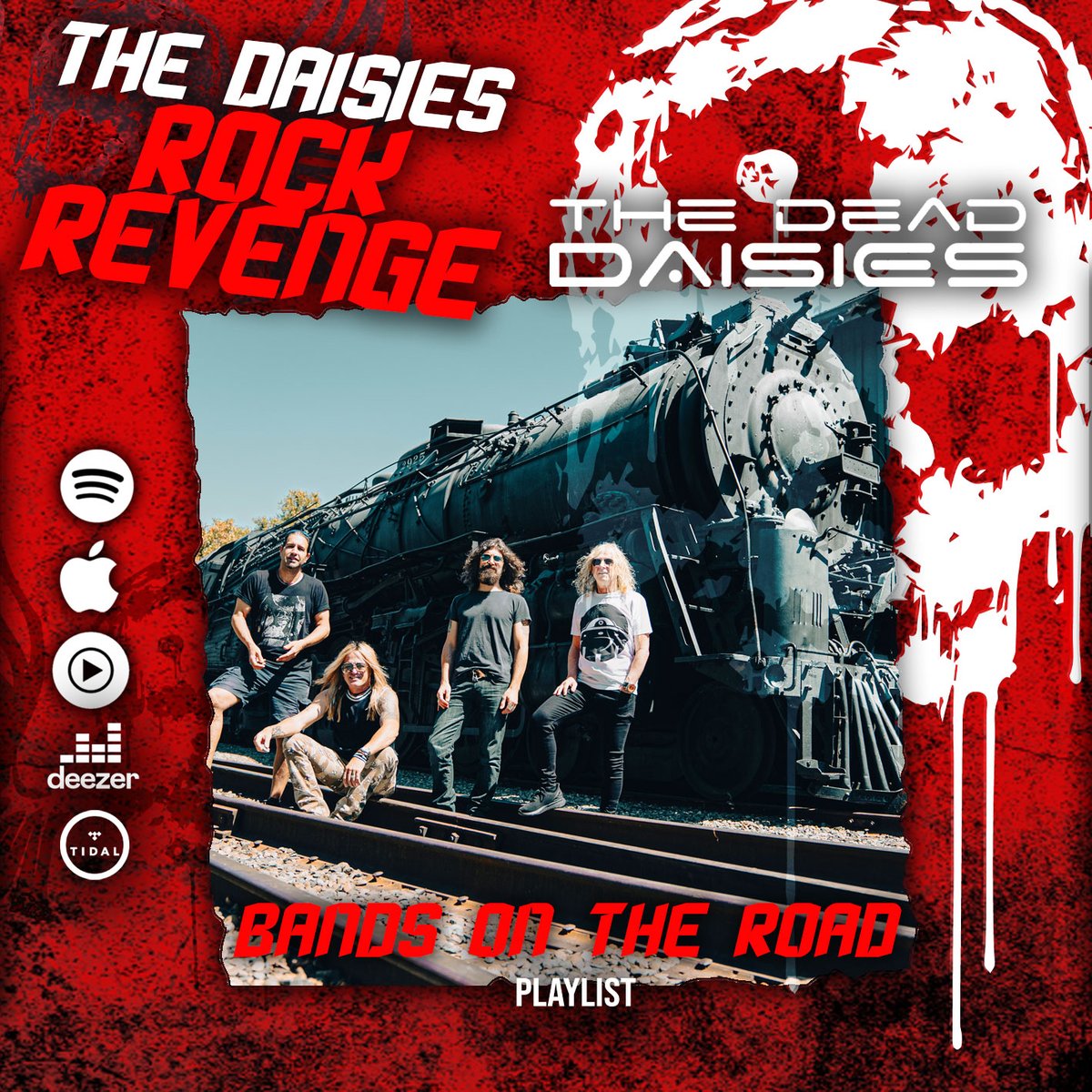 Wanna Rock this weekend?🤘🤘
With a heap of Bands On The Road we’ve pulled together a playlist with some of the greats!🚀🚀
Make some noise & turn it up!⚡⚡
thedeaddaisies.com/daisies-rock-r…

#TheDeadDaisies #TheDaisiesRockRevenge #BandsOnTheRoad #Playlist #RockMusic #FridayVibes