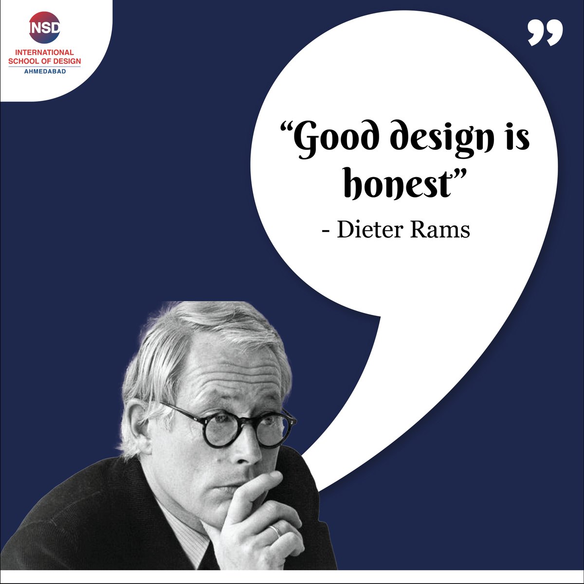 'Good design is honest' - Dieter Rams

#designquotes #art #artist #designer #quotes #quoteoftheday #fashiondesign #insdahmedabad #ahmeadbad #gujarat #interiordesign