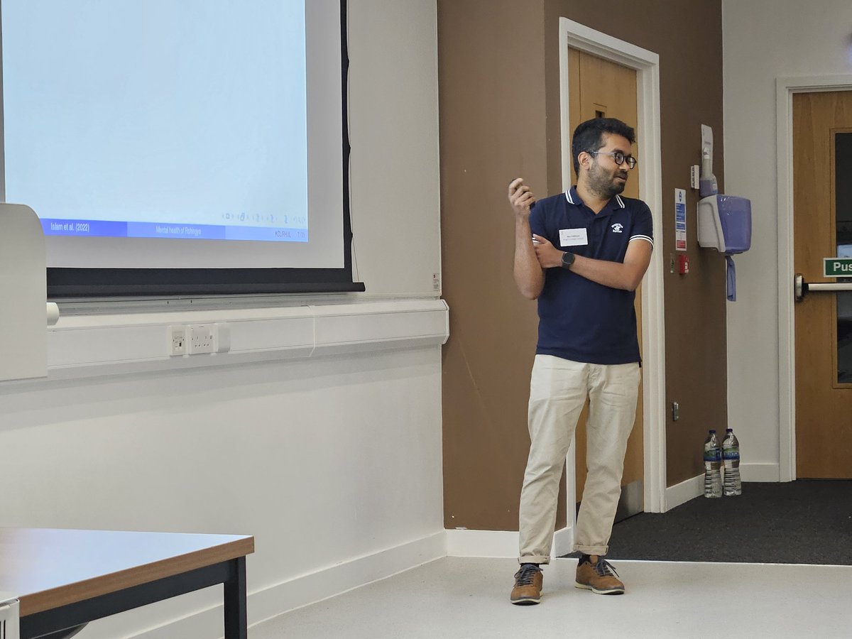 RHULECON's tweet photo. 👏 Amazing first day at the RHUL-City Health and Family Economics workshop!  So many exciting and varied topics! Bring on day two!  💪
#economics #research #health #rhul #royalholloway #UKRI #mentalhealth https://t.co/LiJlJmgREd
