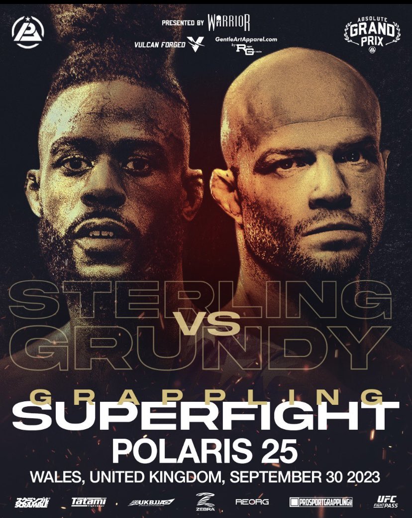 ‼️Aljamain Sterling will face ex-UFC contender Mike Grundy at POLARIS 25 on September 30‼️ #polaris25 #UFC @funkmasterMMA Vs @MGWRESTLING