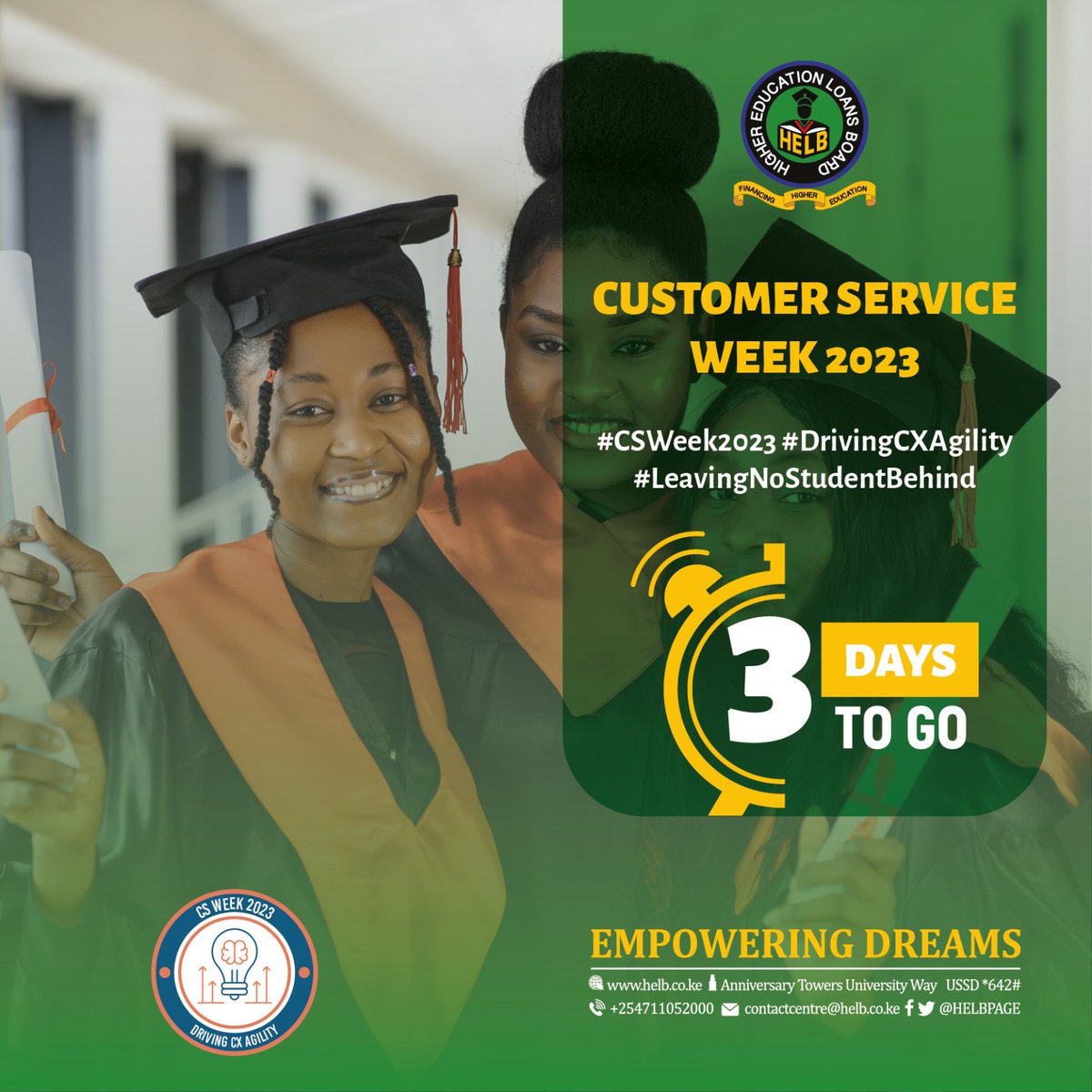 Your dream gives you hope for the future. We have created a unique opportunity that is all-inclusive and considers your goals. 3 days to go. #CSWeek2023 #DrivingCXAgility #LeavingNoStudentBehind