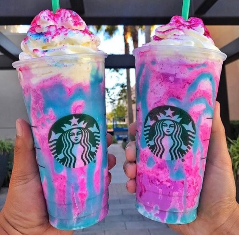 HumongusD's tweet photo. RIP Tyler Durden you would've absolutely loved the unicorn 2014 Starbucks frappe https://t.co/PKTS07RIwq