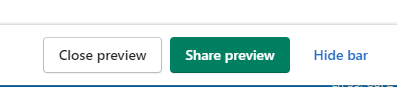 Hey <a href="/ShopifyDevs/">Shopify Developers</a>! Here's an idea. You know that preview bar fixed at the bottom of the site when you're previewing a theme? It'd be great if you fellas can two  extra buttons there that say "Edit in Admin" and "Customise template". #shopify