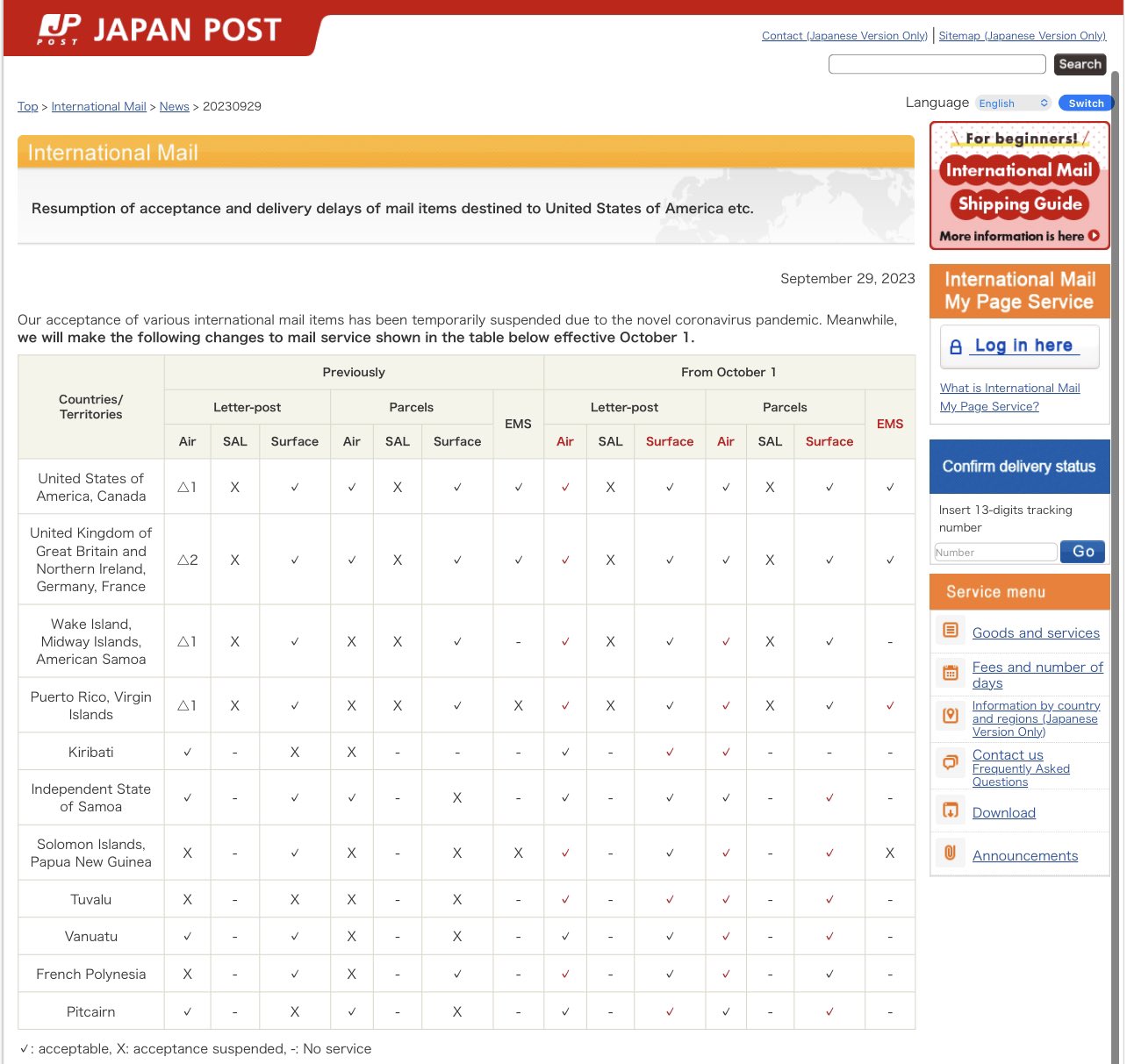 JAPAN POST - grosse augmentation des tarifs à venir F7Kxgc5aUAAuQu1?format=jpg&name=large