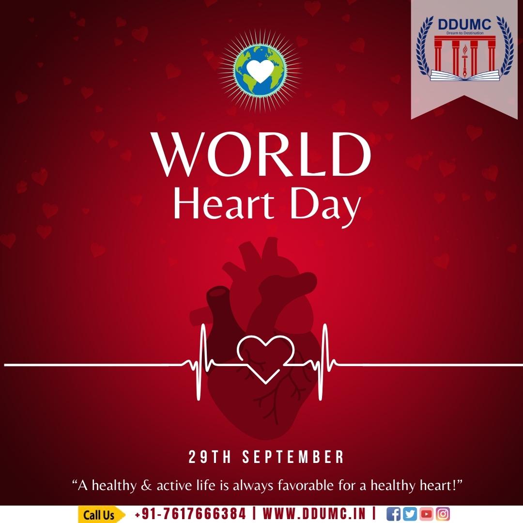 A healthy & active life is always favourable for a healthy heart! 

| World Heart Day 2023 |

#WorldHeartDay #WorldHeartDay2023 #heartday #heartbeat #specialdays #importantdays #specialdays