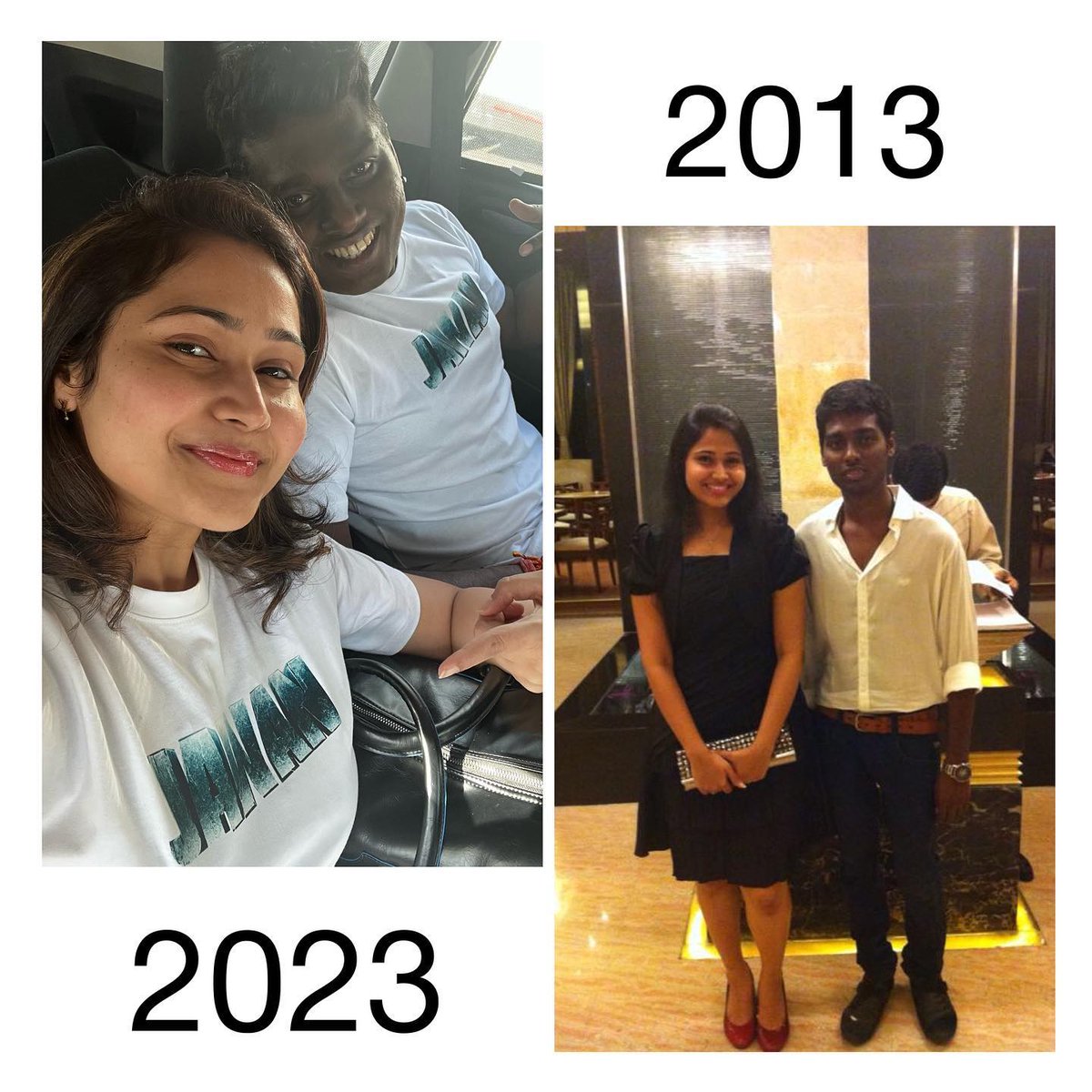 Take1_tamil's tweet photo. A decade of Cinematic Excellence πβ¨
#Atlee #PriyaAtlee #10YearsOfAtlee #10YearsOfRajaRani
@Atlee_dir @priyaatlee https://t.co/wG2ReRLRKs