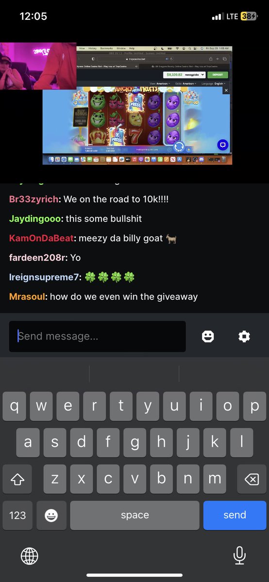 _KamOnDaBeat's tweet photo. @XXXMEEZY went from 6k down 2 1k now at 8 racks 🎰🍀✍🏽🗣️ https://t.co/fgBXhXo6w9