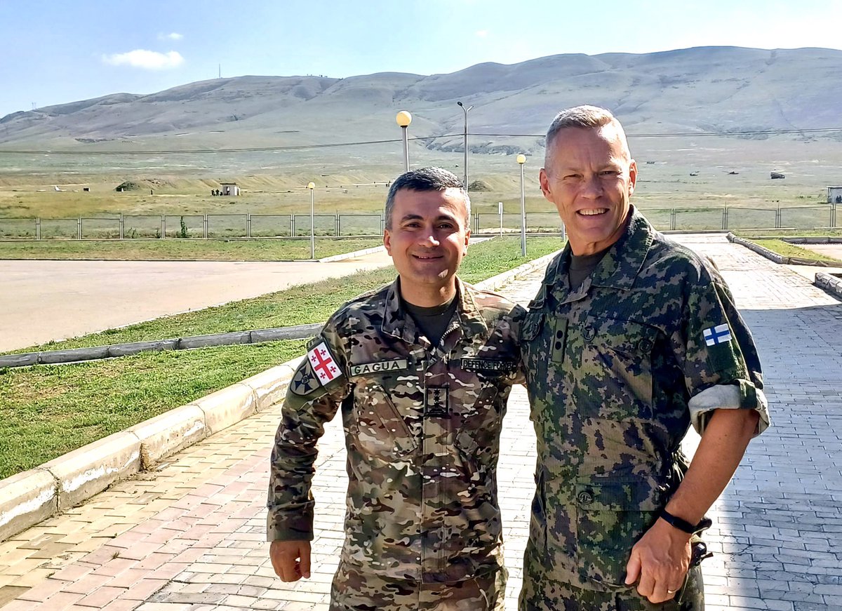 FINCENTFI's tweet photo. Collaboration is part of the Fincent dna.
In Tbilisi, the NATO-Georgia Joint Training and Evaluation Centre is a valued Fincent partner. Many good things to come.
#fincentfi 🇫🇮
#trainingleaders #crisismanagement
#NATO https://t.co/njfTJny3HR