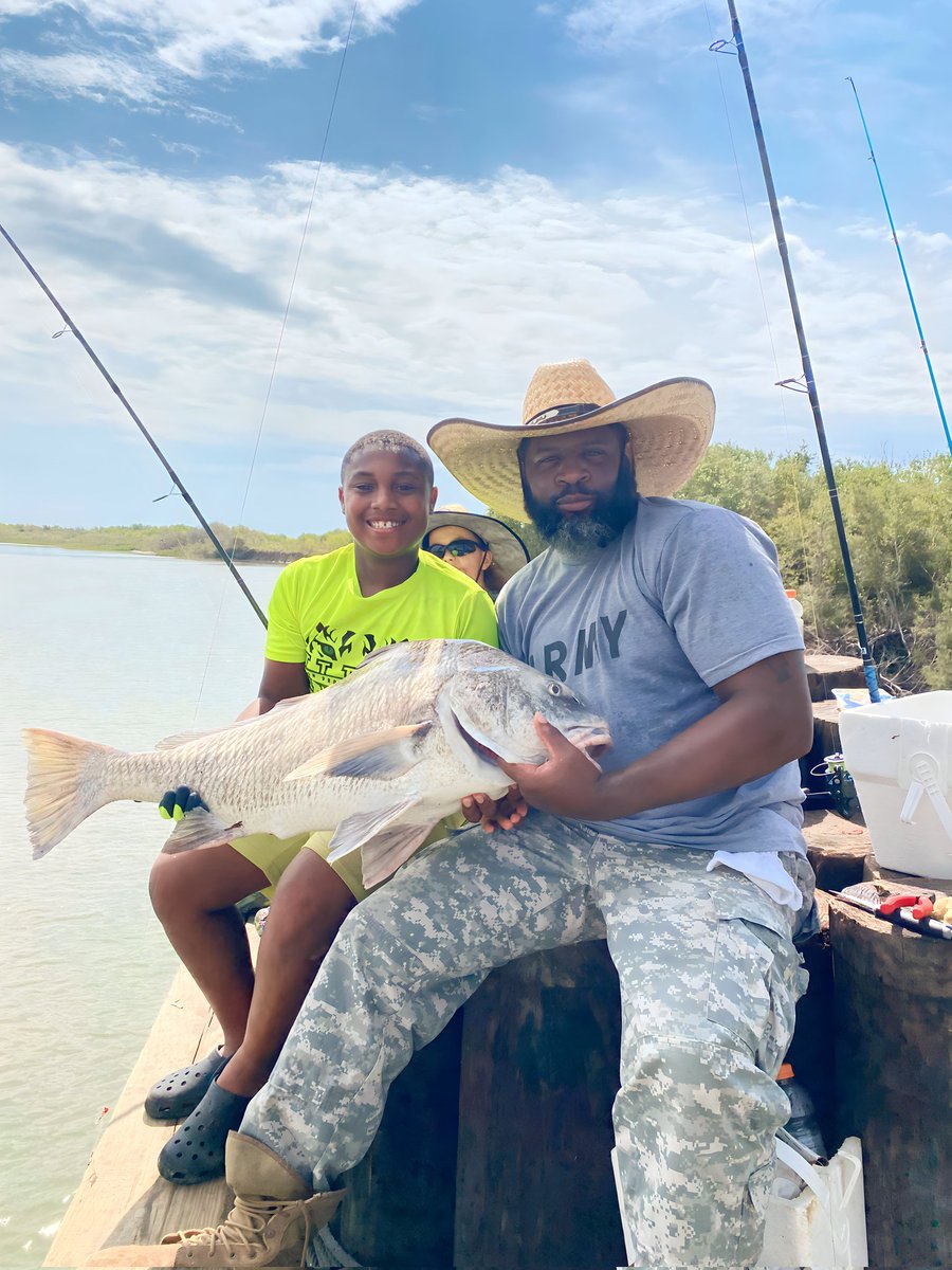 Great day of fishing with some of my little league kids