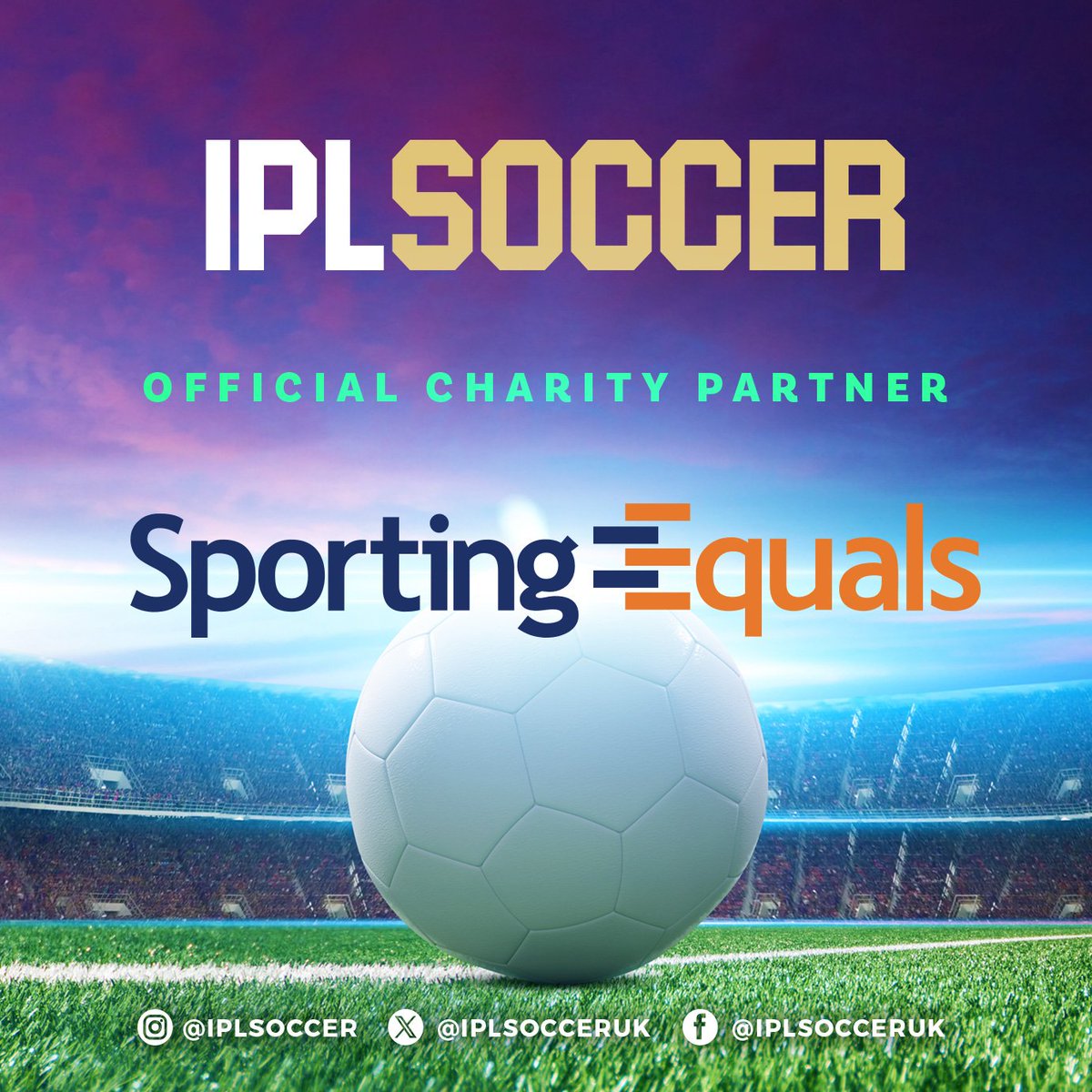 IPLSOCCER announce Sporting Equals as their Official Charity Partner.

#IPLSOCCER #unitingthemovement #asiansinfootball #partnership <a href="/themichaelowen/">Michael Owen</a> @sanysupra 
<a href="/SportingEquals/">Sporting Equals</a>
