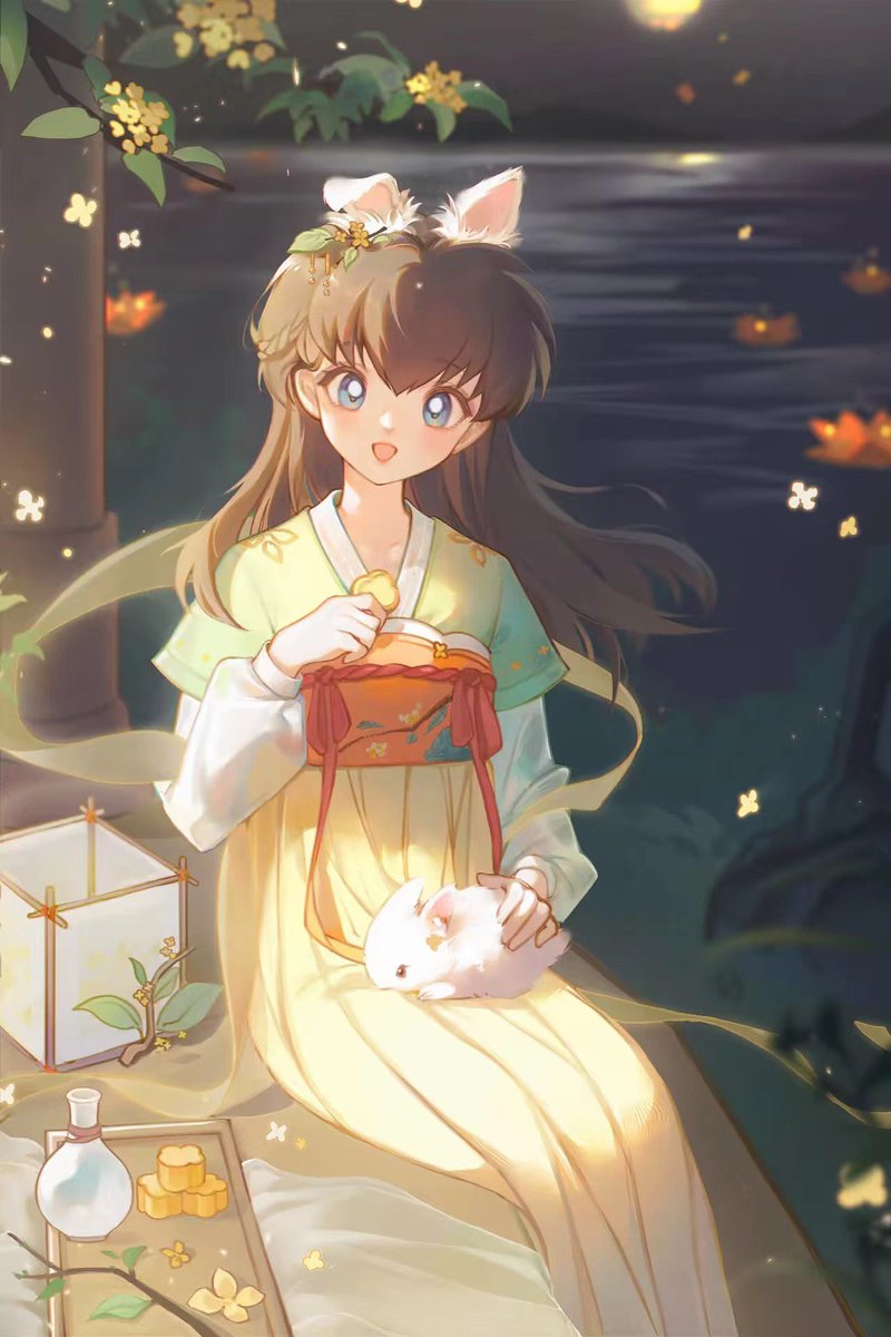 tsuru_madoka's tweet photo. 🎑节日快乐！

绘师：渺月

 #日暮かごめ
 #kagome 
#犬夜叉 https://t.co/jOidlsK5gZ