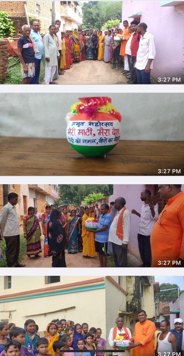 Amrit Kalash Yatra at Jamua, Block Panchayt-Dhurgargi, Giridih, <a href="/CSCJharkhand/">CSC Jharkhand</a> #AzadiKaAmritMahotsav #AmritKalashYatra #cscspv