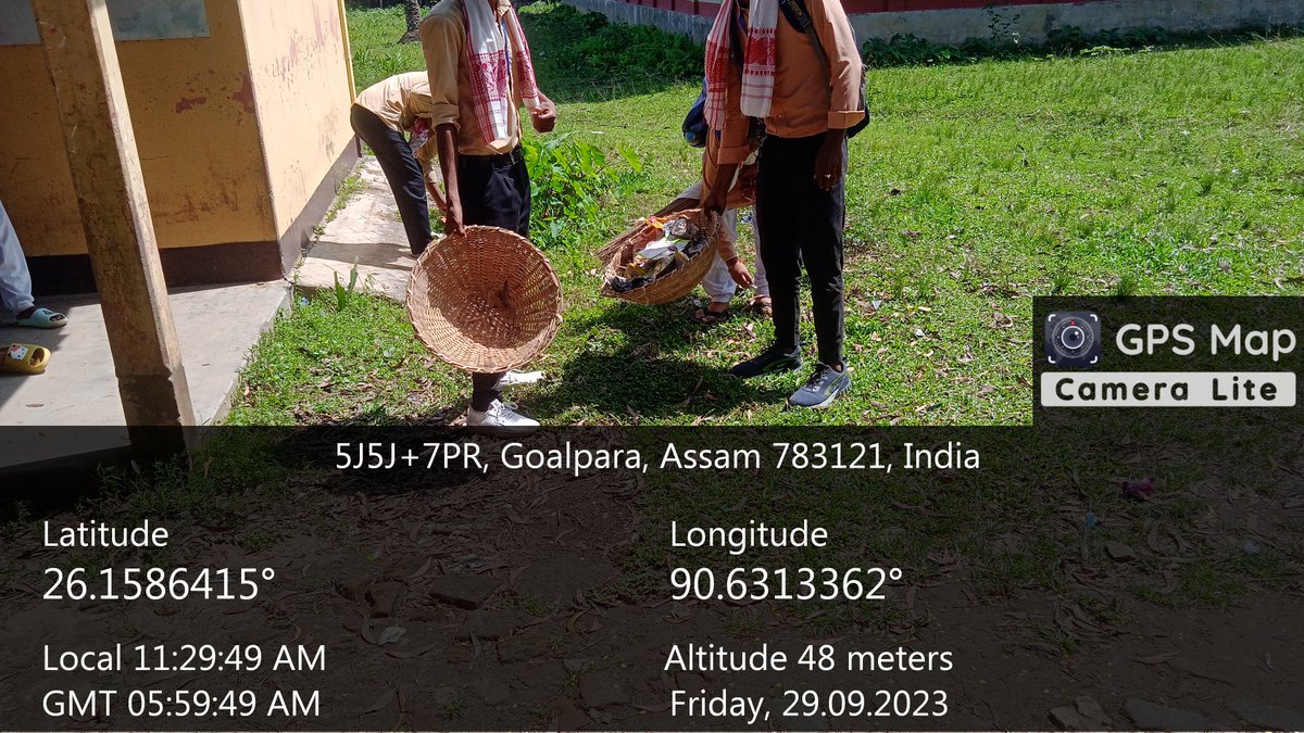 NSSHabraghat's tweet photo. As a part of SHS campaign 2023,Habraghat Mahavidyalaya, Krishnai goalpara Assam, NSS Unit, taking a Swachhta mission Abhiyaan at college campus and Street nearby college today on 29-9-2023. https://t.co/gDQeS27OZ2