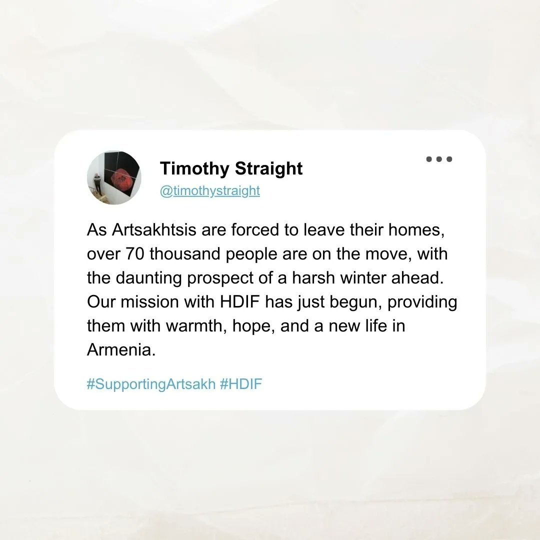 Over 70 thousand have already left Artsakh. They need us now more than ever.
Arriving in Goris, we realized the chilling reality: our own need for warm sweaters mirrored the urgent situation at hand. The urgency is palpable, and the need for assistance is undeniable.
#donate