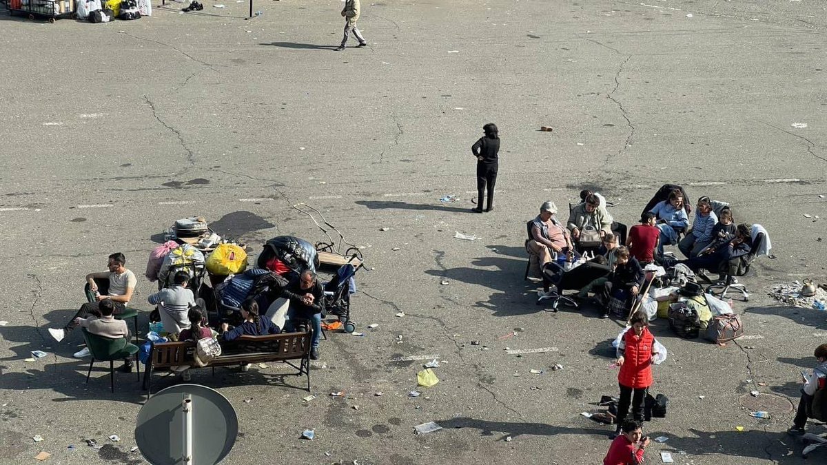 21st Century. Ethnic Cleansing of Armenian people from the land of their ancestors. #ArtsakhGenocide
#Stepanakert today.