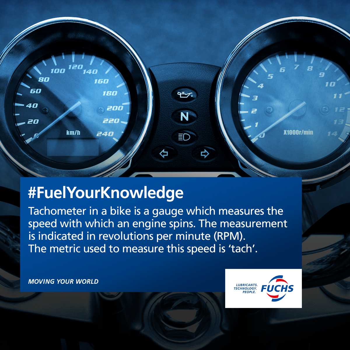 FuchsIndia's tweet image. Not only the physical features, also know your bike’s engine inside out. FUCHS India is here to #FuelYourKnowledge about your vehicle!

#FUCHS #FUCHSIndia #MovingYourWorld #Engineoils  #Lubricants #Lubricantoil #MotorOils