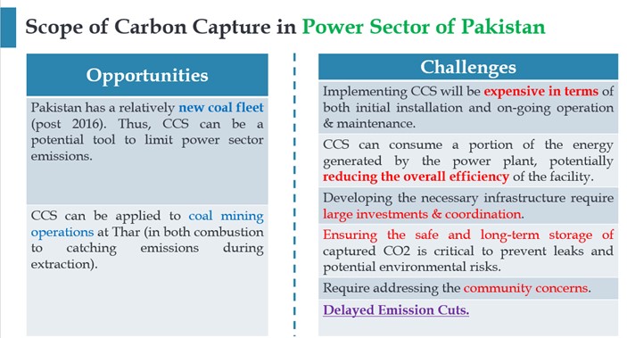 SDPIPakistan's tweet photo. While power sector of Pakistan does provide opportunities, high technology cost of #CCS is expected to limit it at least over the short-term.

Still, Pakistan has a young #coal fleet and CCS can be applied to both generation and mining regions operations, particularly in Thar. https://t.co/qOK6pfZ6r9