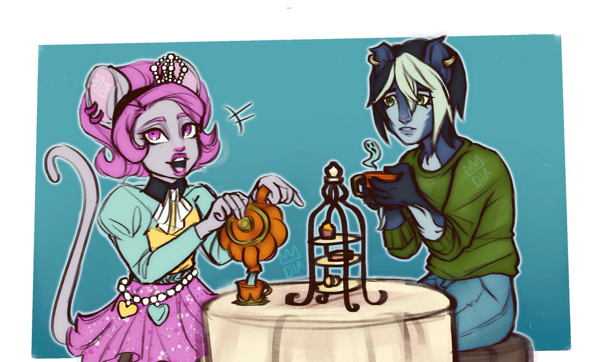 DollRenaissance's tweet photo. ☕️🍰Hors d'oeuvres &amp; Odours🐭🦨
#Mouscedes #MonsterHigh #MHG3 #MonsterHighTheSeries https://t.co/0sSohvaT7E
