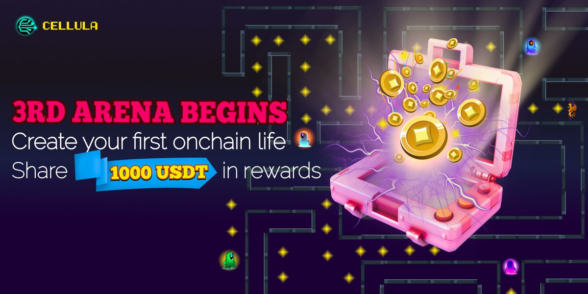 cellulalifegame's tweet photo. 🚨 Celebrating Beta testing of Cellula
1000 USDT giveaway 🚀🚀

To enter:
✅ Follow @cellulalifegame &amp; RT this tweet
👉 jump in https://t.co/ANWkXtCRiA
♻️ mint cell &amp; craft "life"

Win the chance for 1000 USDT:
https://t.co/3LXzRfCcfg https://t.co/1rqOWCKvks