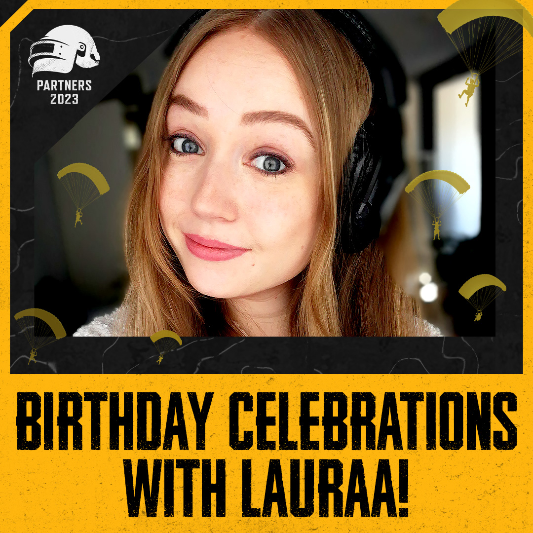 🔴 LIVE NOW 🔴
Our PUBG Partner <a href="/laurawrr/">Laura</a> is turning another year wiser and she's throwing an epic birthday celebration stream! 🎂

📺 twitch.tv/lauraa/

Goodies are up for grabs, so it's definitely a party you don't want to miss! 🥳