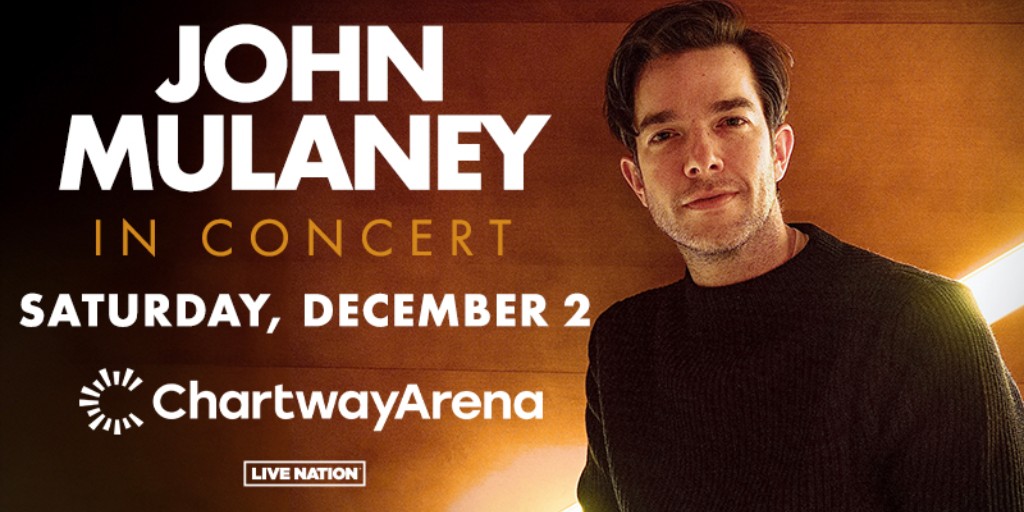 Comedian John Mulaney will be performing at Chartway Arena in Norfolk on Saturday, December 2nd! 🎤 Tickets on sale today at 10am! 
ynottix.evenue.net/cgi-bin/ncomme…