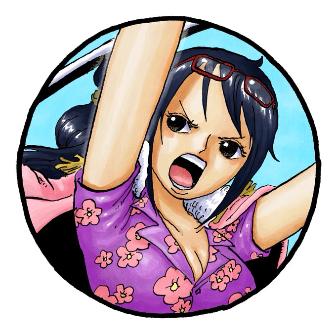 【2023年通しアイコン企画】 No.38 たしぎ (※アイコンに使う際はプロフィールに私の紹介文の記載をお願いします)